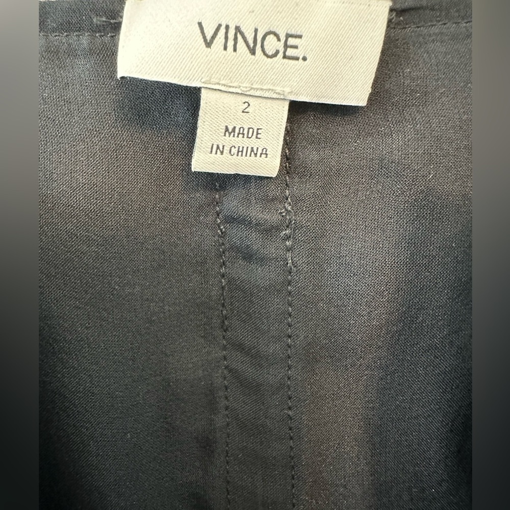 Vince // Sleeveless Sheath Black Dress - Picture 2 of 4
